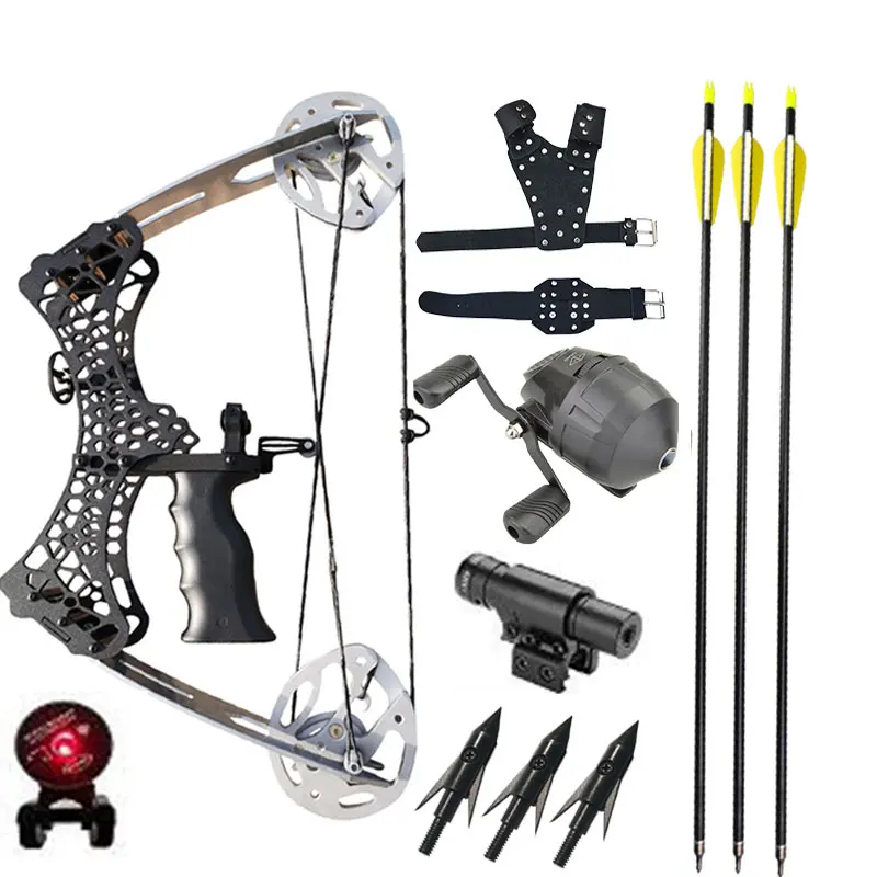 Мини-составные стрелы для лука стрельбы из 35 фунтов 23 дюйма алюминиевые правой и