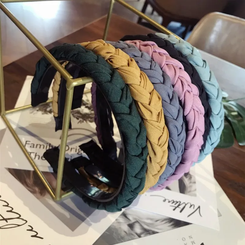 

Korea Fashion DIY Hair Accessories with Teeth for Women Ladies Multi-layered Hairband Girls Spring Turban Headband Wholesale