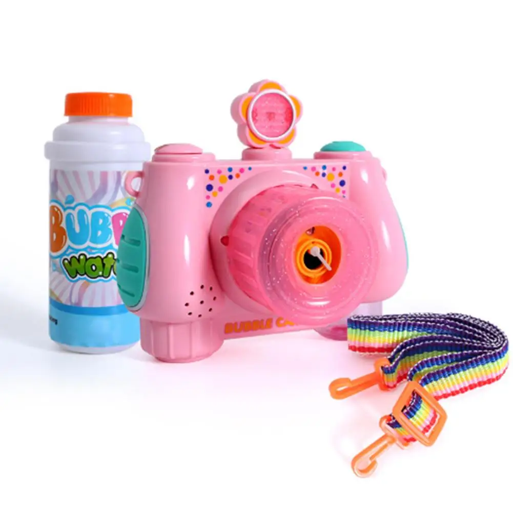 

2020 New Kids Bubble Camera Bubble Machine Toy Automatic Bubble Blower For Boys Girls Children