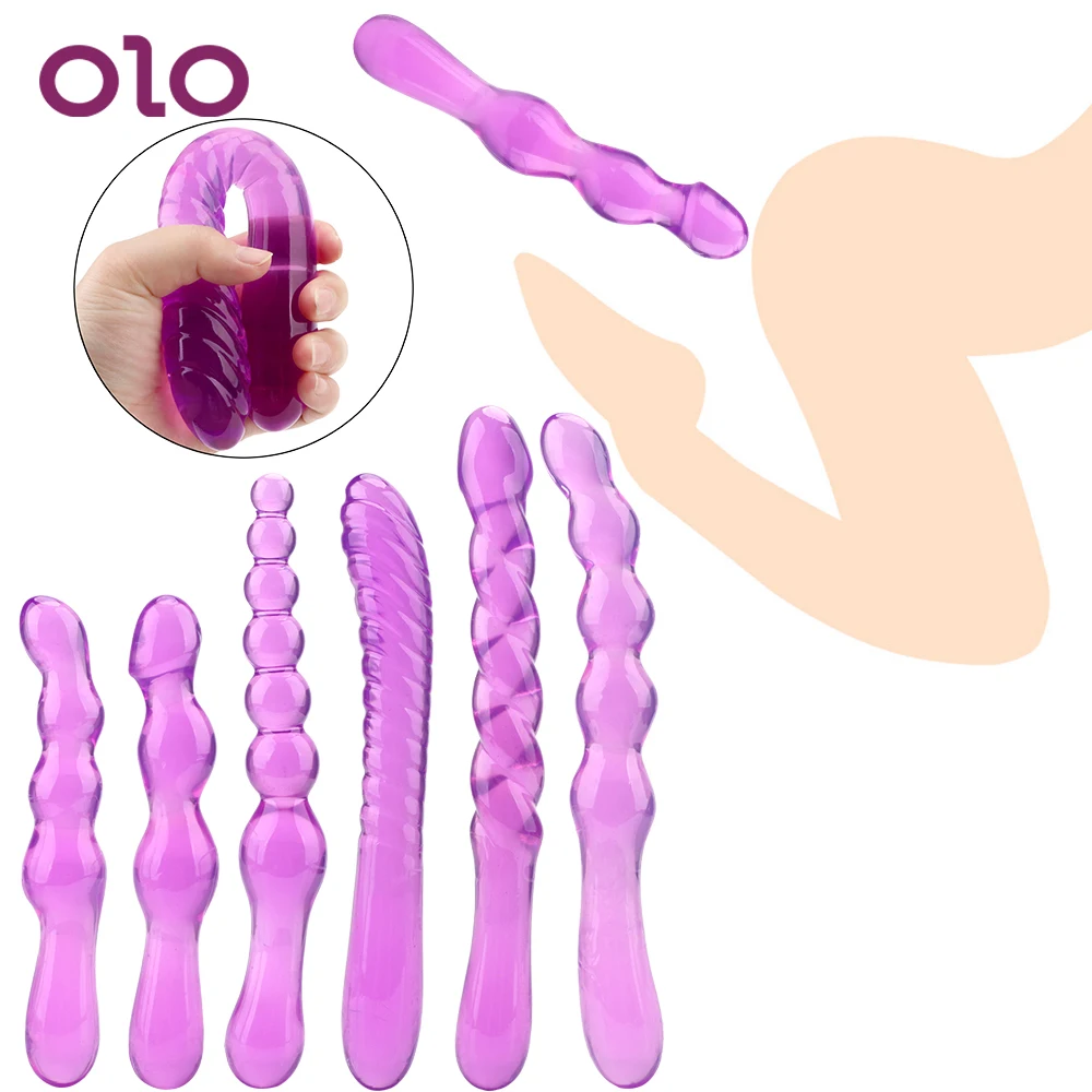 Анальная пробка OLO секс игрушки для женщин и мужчин мягкий Желейный анальный