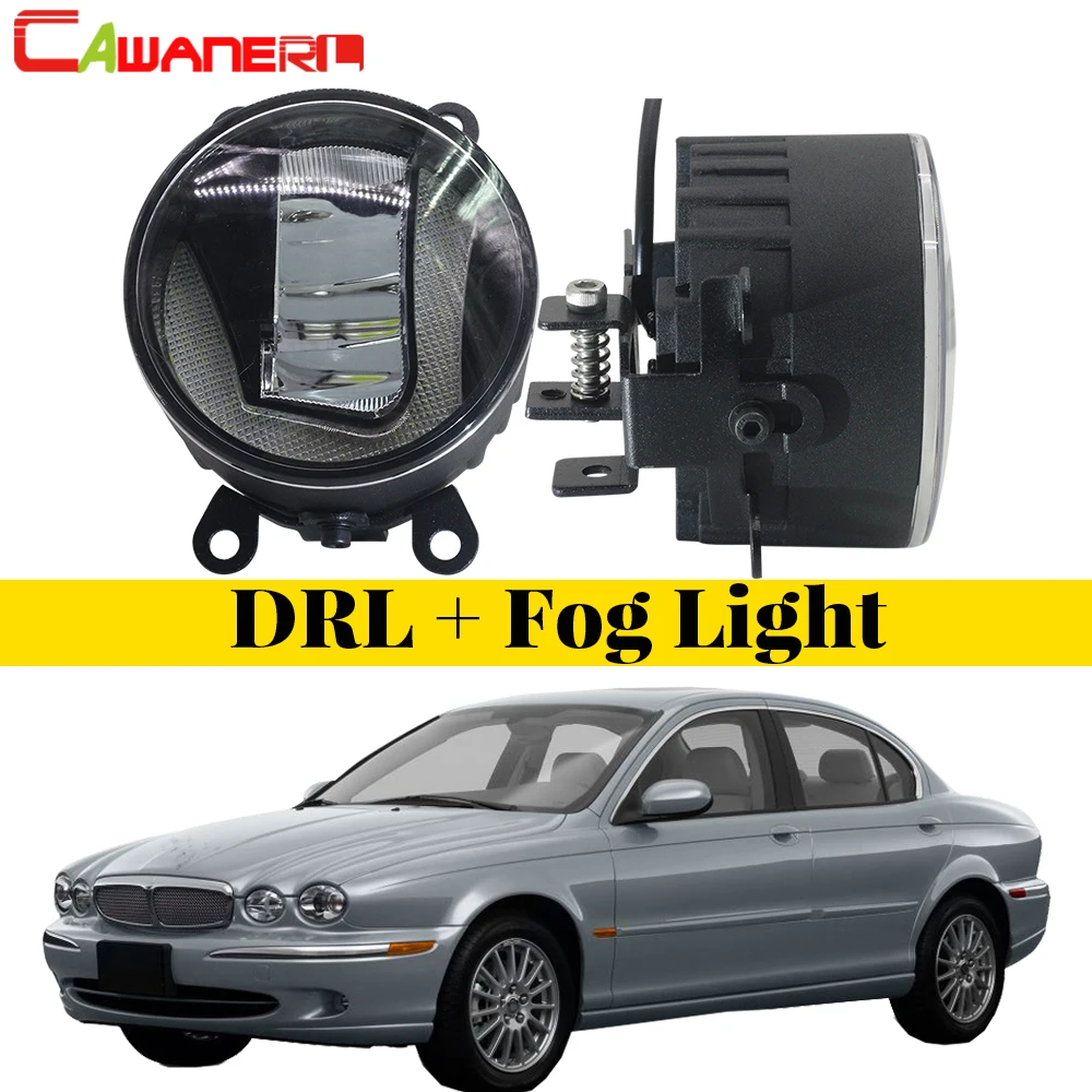 Cawanerl для Jaguar X Тип (CF1) седан 2001 2009 стайлинга автомобилей Светодиодный туман