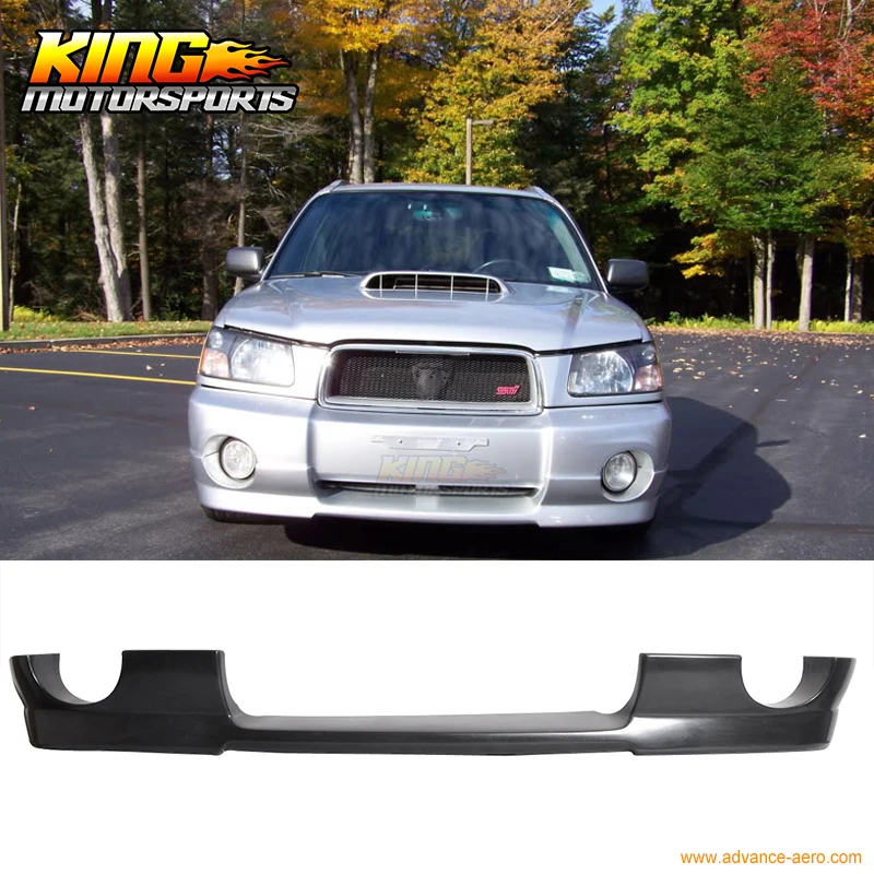 Подходит для 2003 2004 2005 Subaru Fit Forester Sg5 DS Style Unrethane передний бампер спойлер|bumper lip
