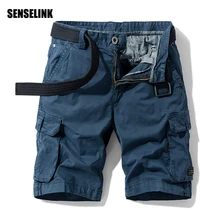 2021 Men Solid Pocket Classics Brand Casual Fashion Summer Hot Sale Cotton Plus Size Pants Men Beach Shorts