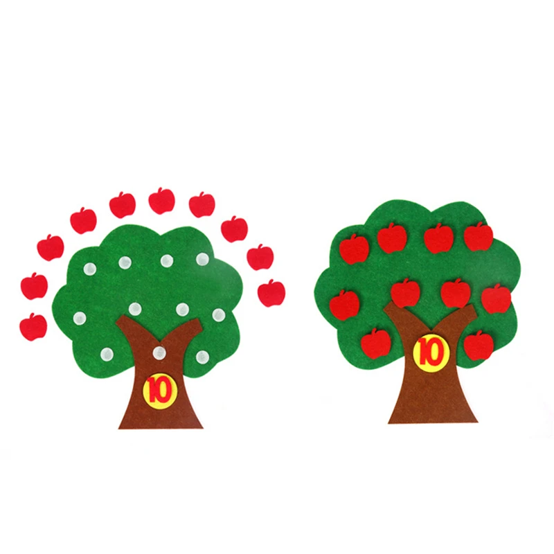 Drop shipping Hot Selling Baby Education Toys Apple Trees Intelligence Kindergarten Diy Weave Cloth Early Learning Toy | Игрушки и хобби