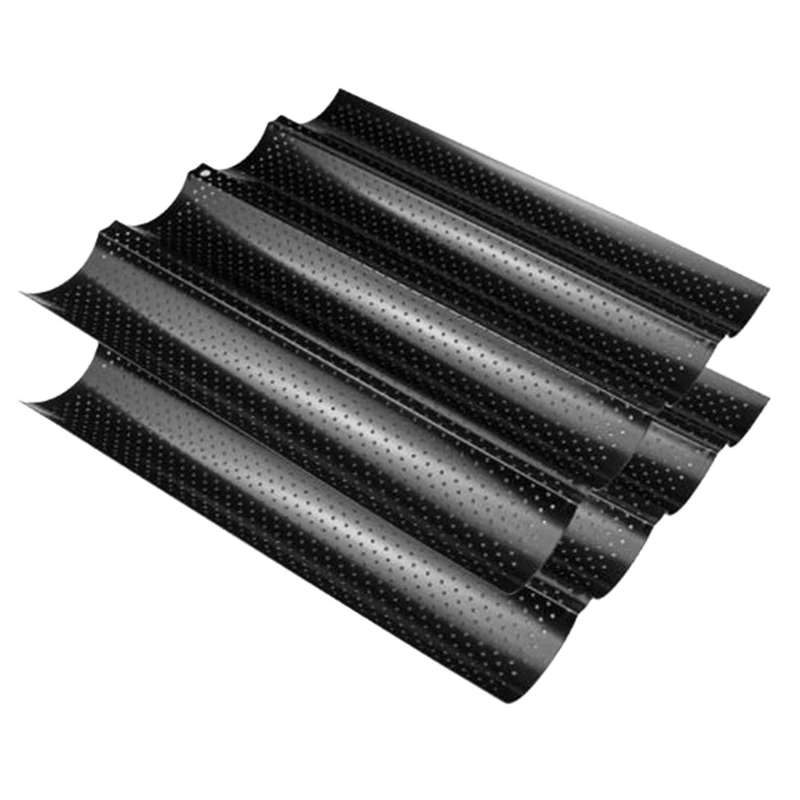 

Комплект из 2 предметов противень для выпечки французских булок с антипригарным покрытием перфорированные прямоугольная кастрюля, 4-Wave для ...