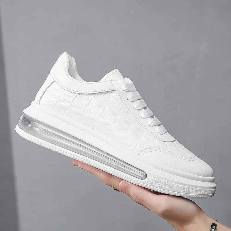 

Men Cushioning Shoes Thick Sole Internal Increase Breathable Casual Shoes Gym Sneakers Outdoor Sport Shoes Vulcanized Shoes