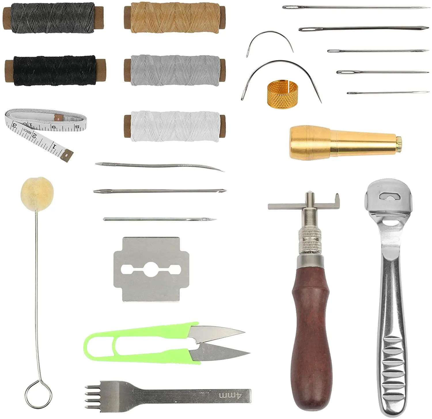 Металлические инструменты для рукоделия иглы шитья восковые нитки шило и т. д.