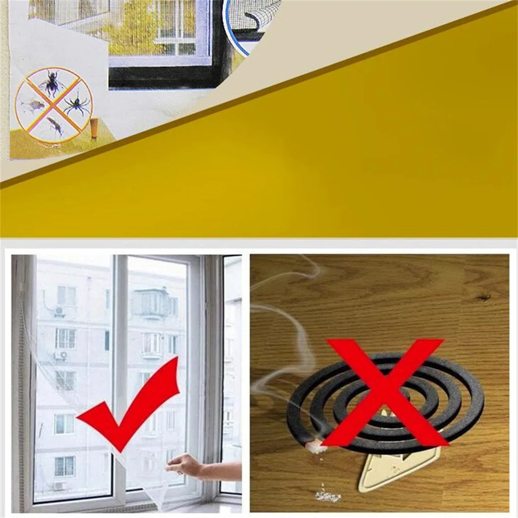 Муха Москитная сетка для окна крытого насекомого муха экран занавес насекомые