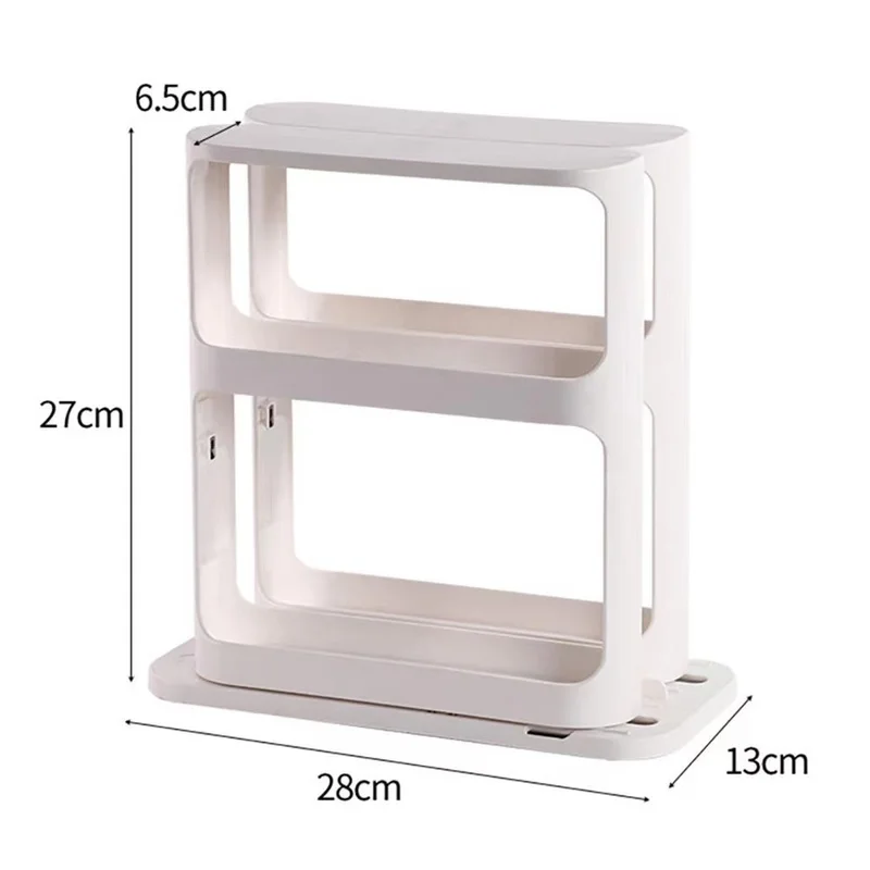 

MultiFunction Rotating Storage Shelf Slide Cabinet Spice Holder Jar Bottle Cosmetics Organizer Medicine Bottles Storage Stand