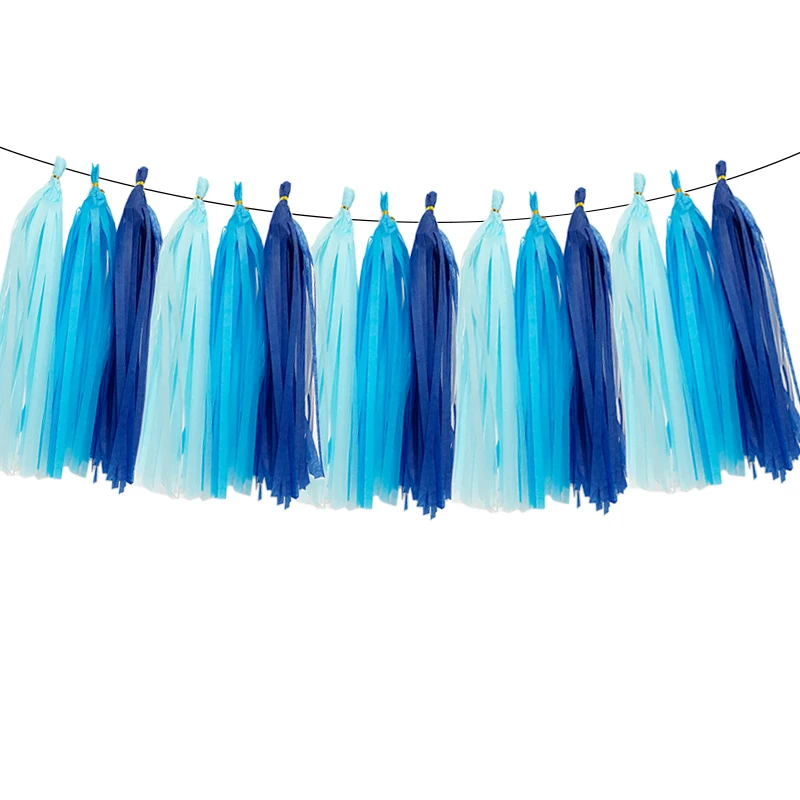 5 шт./упаковка детские носки сделай сам папиросной бумаги гирлянды с кисточками