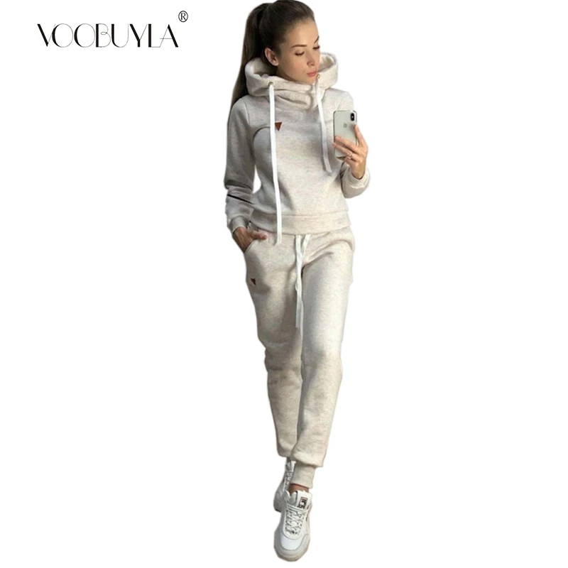 Voobuyla/осенне зимние спортивные комплекты из 2 предметов спортивный костюм для