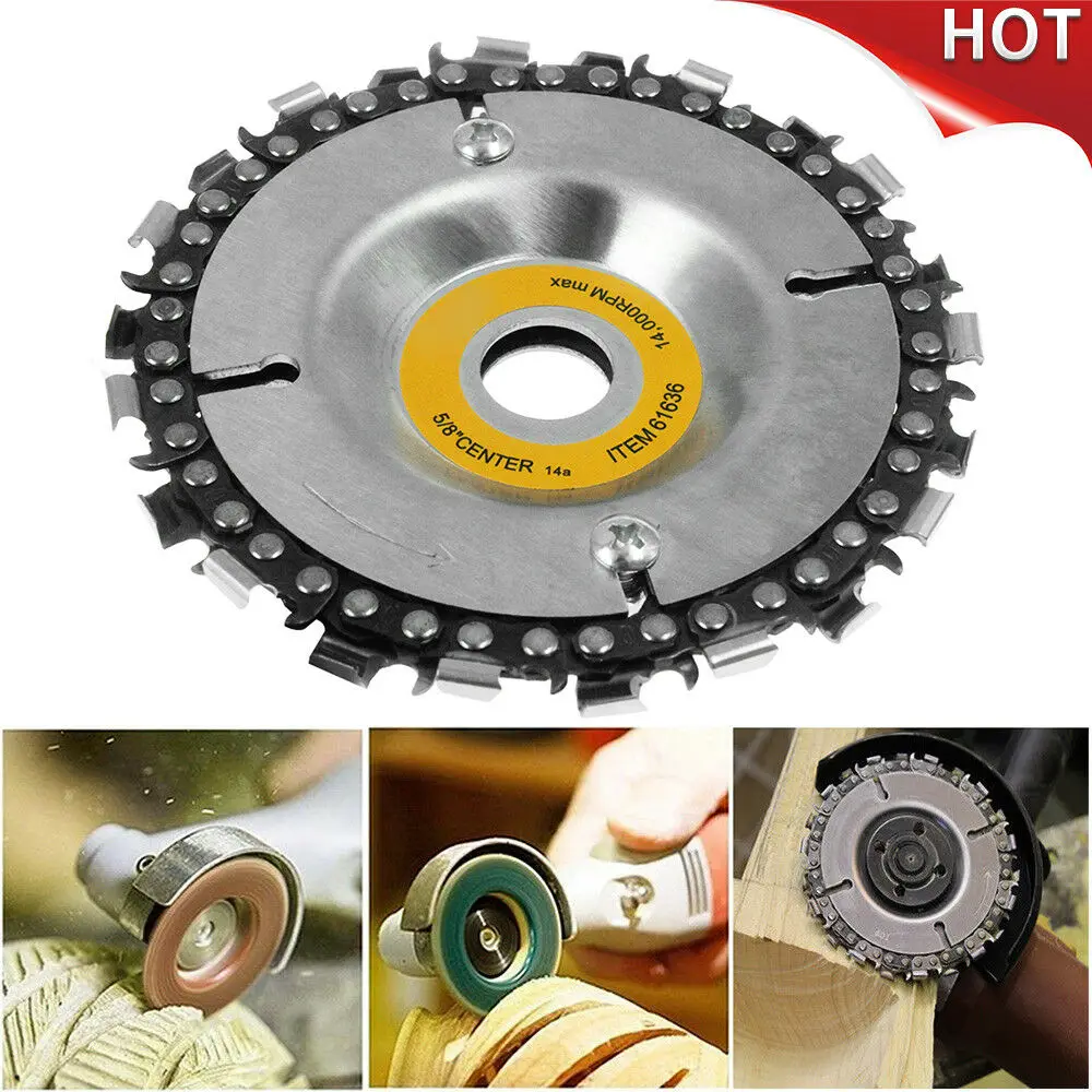 US Grinder Disc Tooth Fine Chain Saw 4 Inch Angle Carving Culpting Wood Plastics | Инструменты
