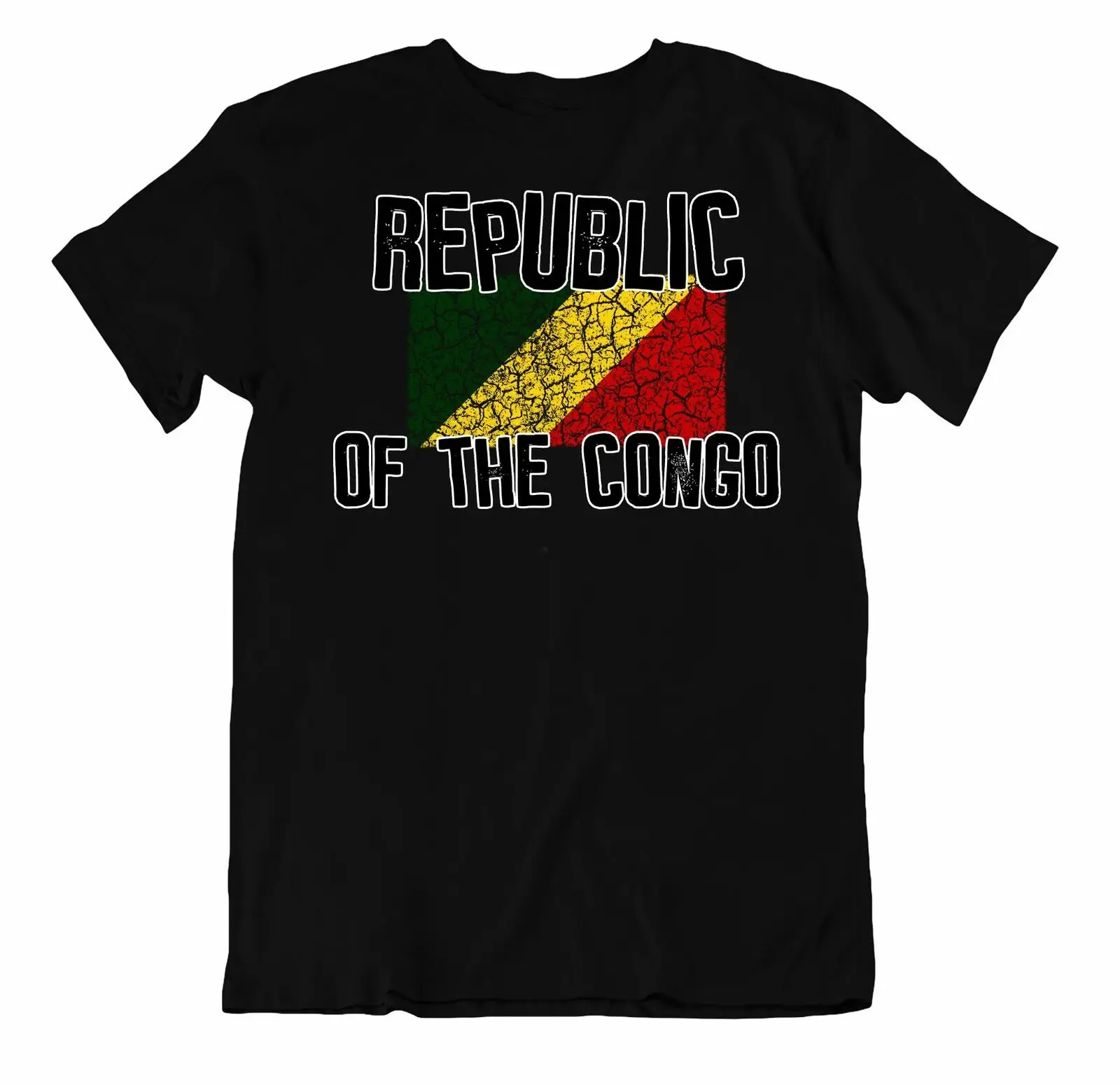 

Flag T-Shirt Republic of the Congo Fashion Country Souvenir Gift Tee Pride logo