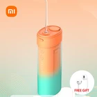 Xiaomi Youpin портативный ирригатор для полости рта Water иригатор для зубов отбеливание зубов зубная нить Flosser USB перезаряжаемая струя 200 мл резервуар для воды водостойкий очиститель для зубов беспроводной