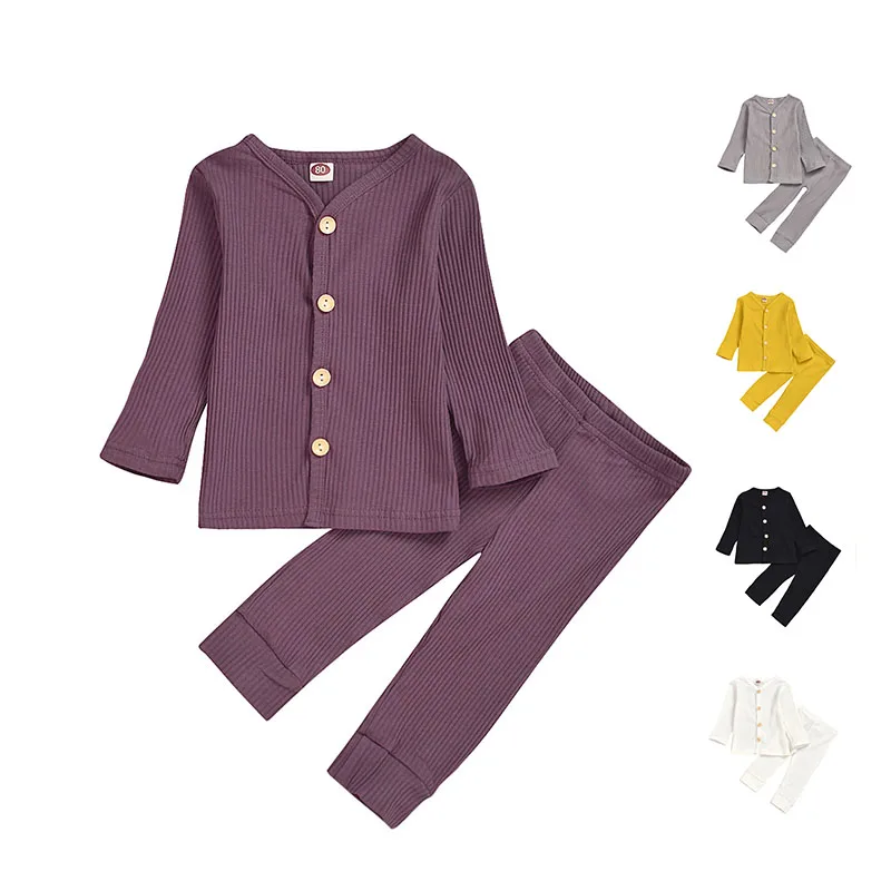 2019 комплект осенне-зимней одежды для новорожденных мальчиков и девочек вязаные