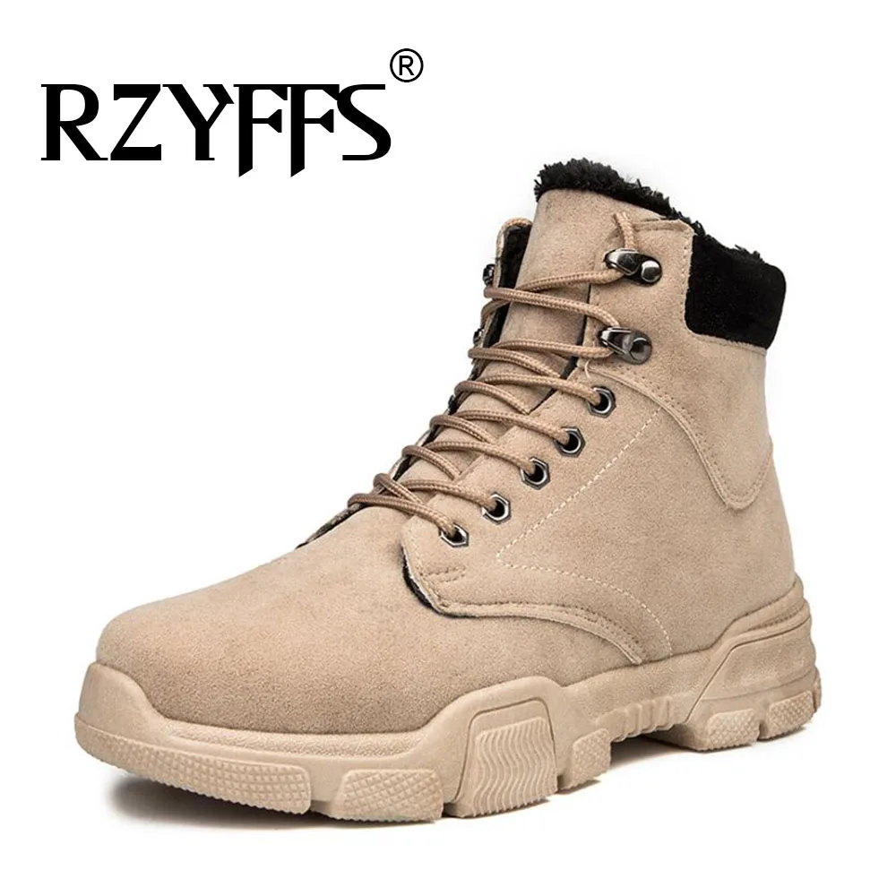 Зимние мужские ботинки водонепроницаемые ботильоны Осенняя мужская модная