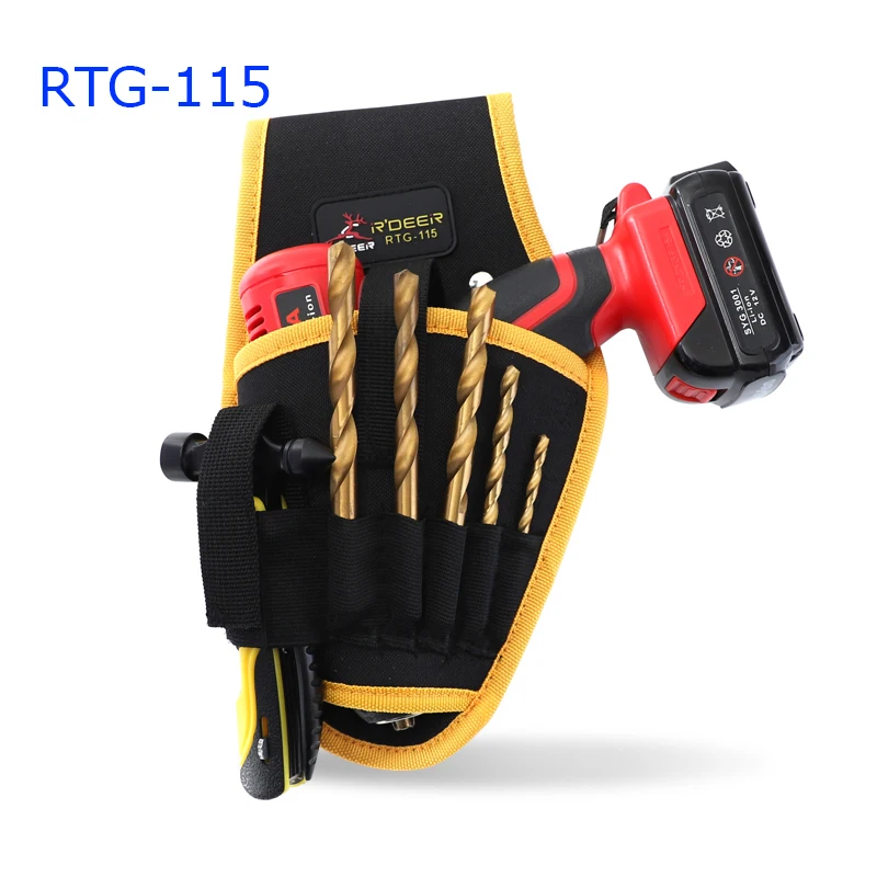 Tool Belt Oxford Cloth Waist Tool Bag Electrician Tool Holder Belt With Multiple Pockets