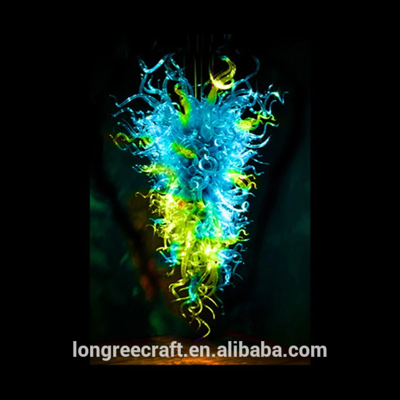 

Люстра из выдувного стекла для помещений, светодиодсветодиодный, для гостиной