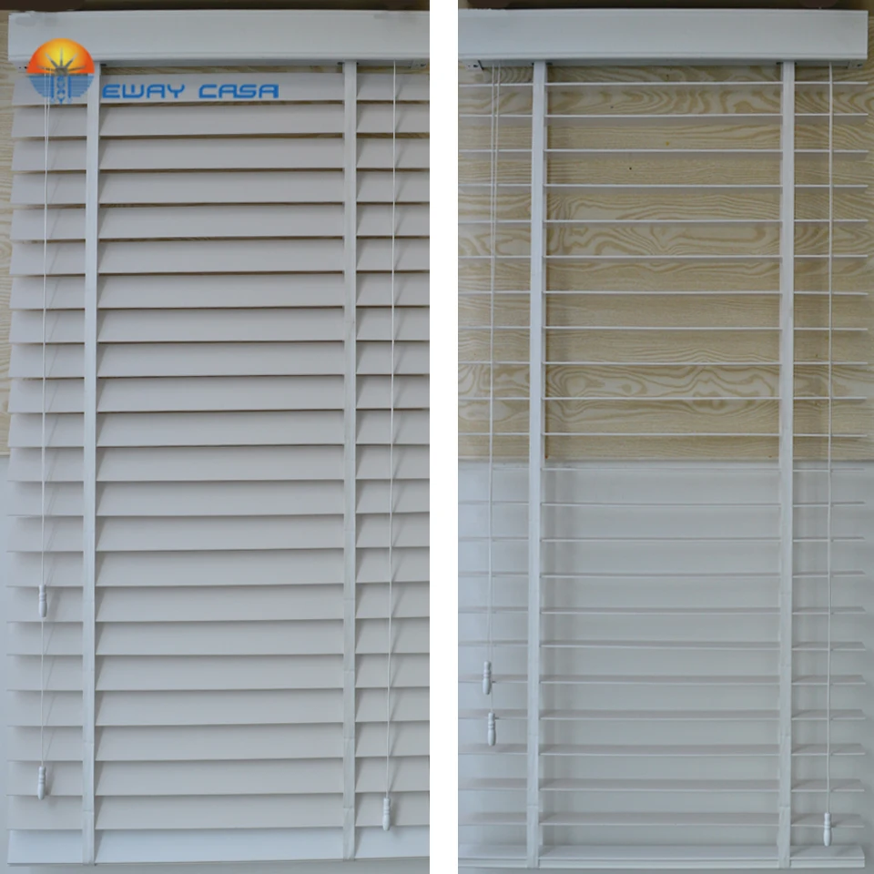 Деревянные жалюзи для окон на заказ из настоящей древесины с резьбой