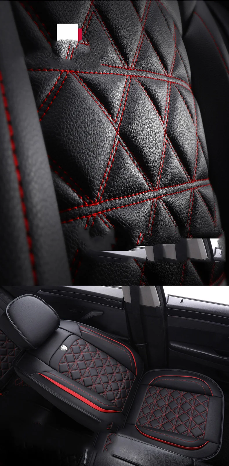 Leather Car seat cover for CHRYSLER 200 300 grand voyager Pacifica PT Cruiser Sebring Town and Country Rolls-Royce Ghost cushion