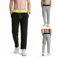2021 autumn and winter new contrast color jogging pants youth stitching sports and leisure trousers men