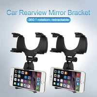 car rearview mirror phone holder mount stand bracket gps smartphone accessories universal driving recorder for iphone 11 pro