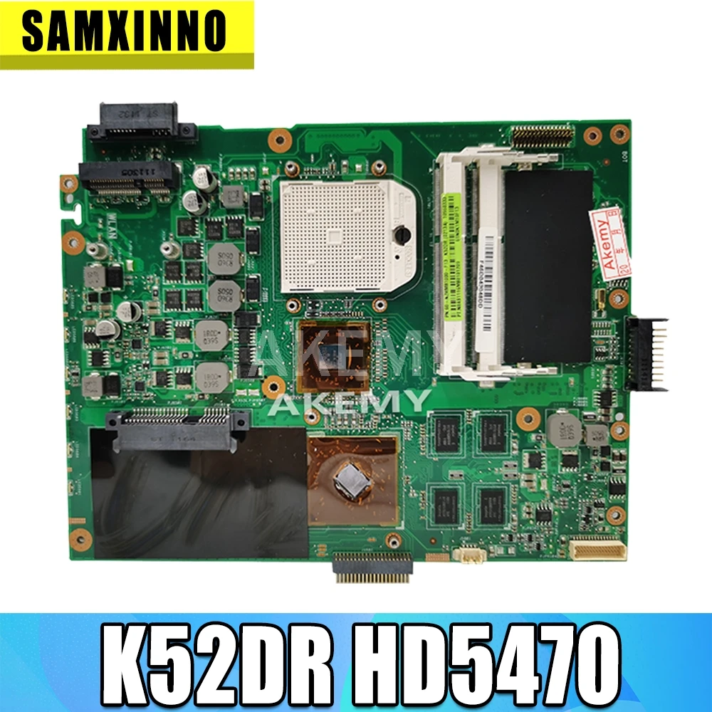 K52DR материнская плата HD5470 4 памяти для For Asus A52DE K52DE A52DR K52D ноутбука тест материнской