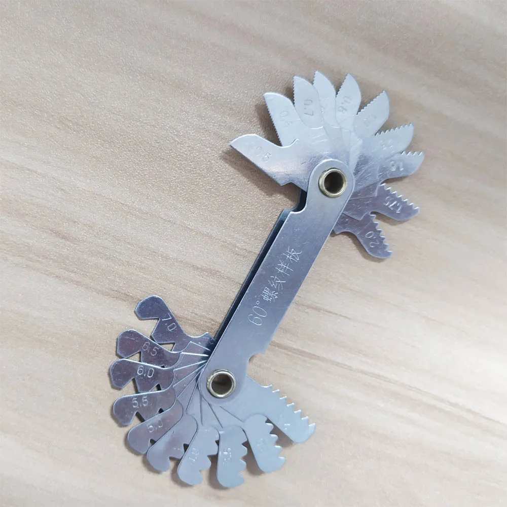 Прибор для измерения шага винта 60 градусов 0 5 7 мм| |