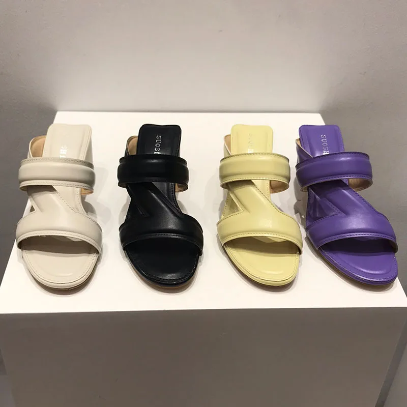 

2021 Summer Women Brand Slippers Open Toe Low Heel Slides Female Outdoor Casual Beach Snadal Girl Shoes Ladies Flip Flops