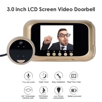 wide angle d7 3 0 digital doorbell camera professional night vision pir motion video photo peephole door eye security device