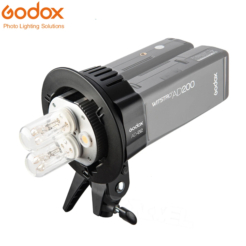 Крепление Godox AD B2 Bowens с двойными трубками кронштейн светильник портативной