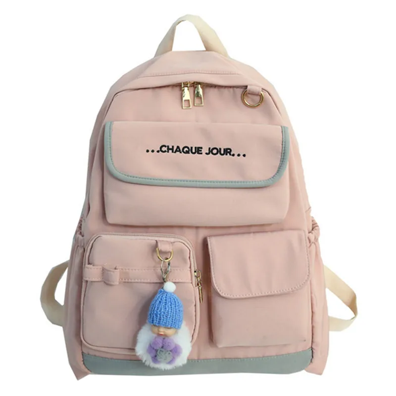 Новинка 2021 Модный милый рюкзак для девочек учащихся средних классов дорожные