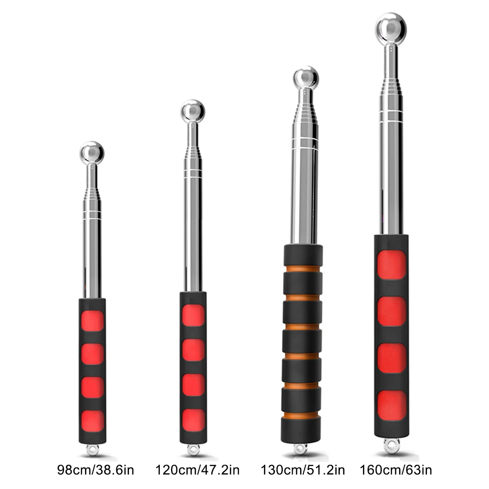 

2pcs/pack Wall Professional Easy Grip Empty Drum Rod Stick Tile Test Tool Construction Telescopic With Lanyard Home Inspection