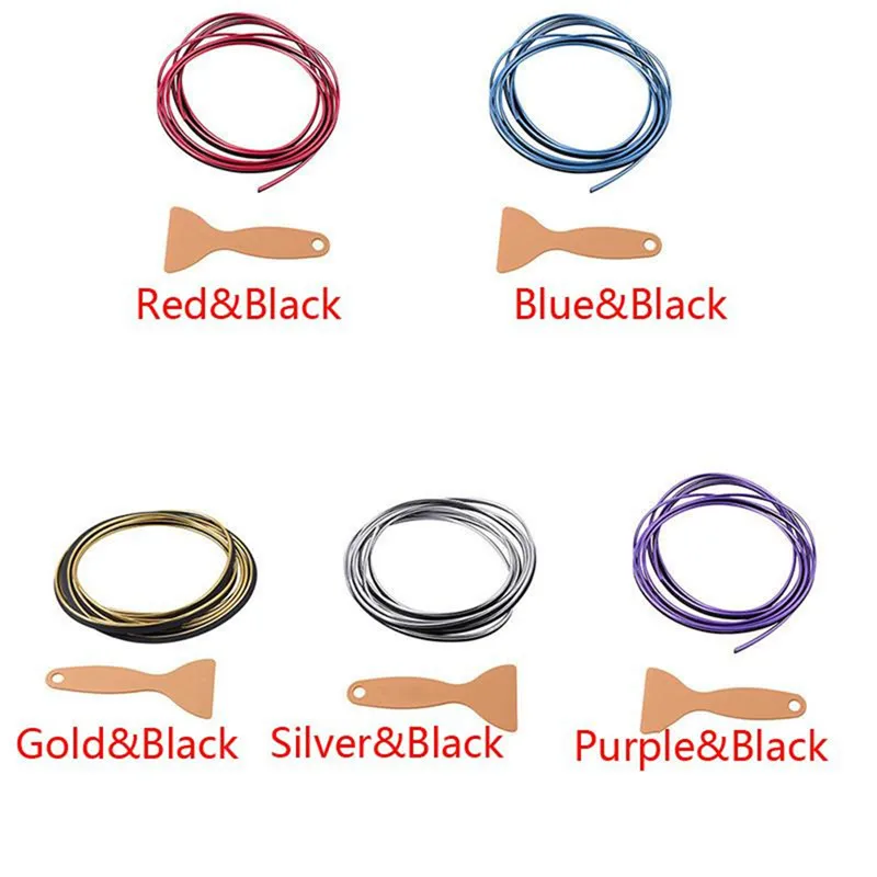 

Car Styling Decorative Strips Automotive General Dashboard Door Edge Decorative Strips Automotive Interior Accessories