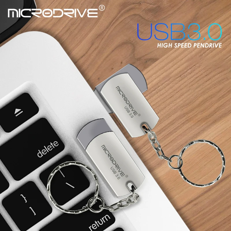 Вращающийся металлический usb3.0 флеш накопитель флэш 64 ГБ 32 оперативной памяти 16