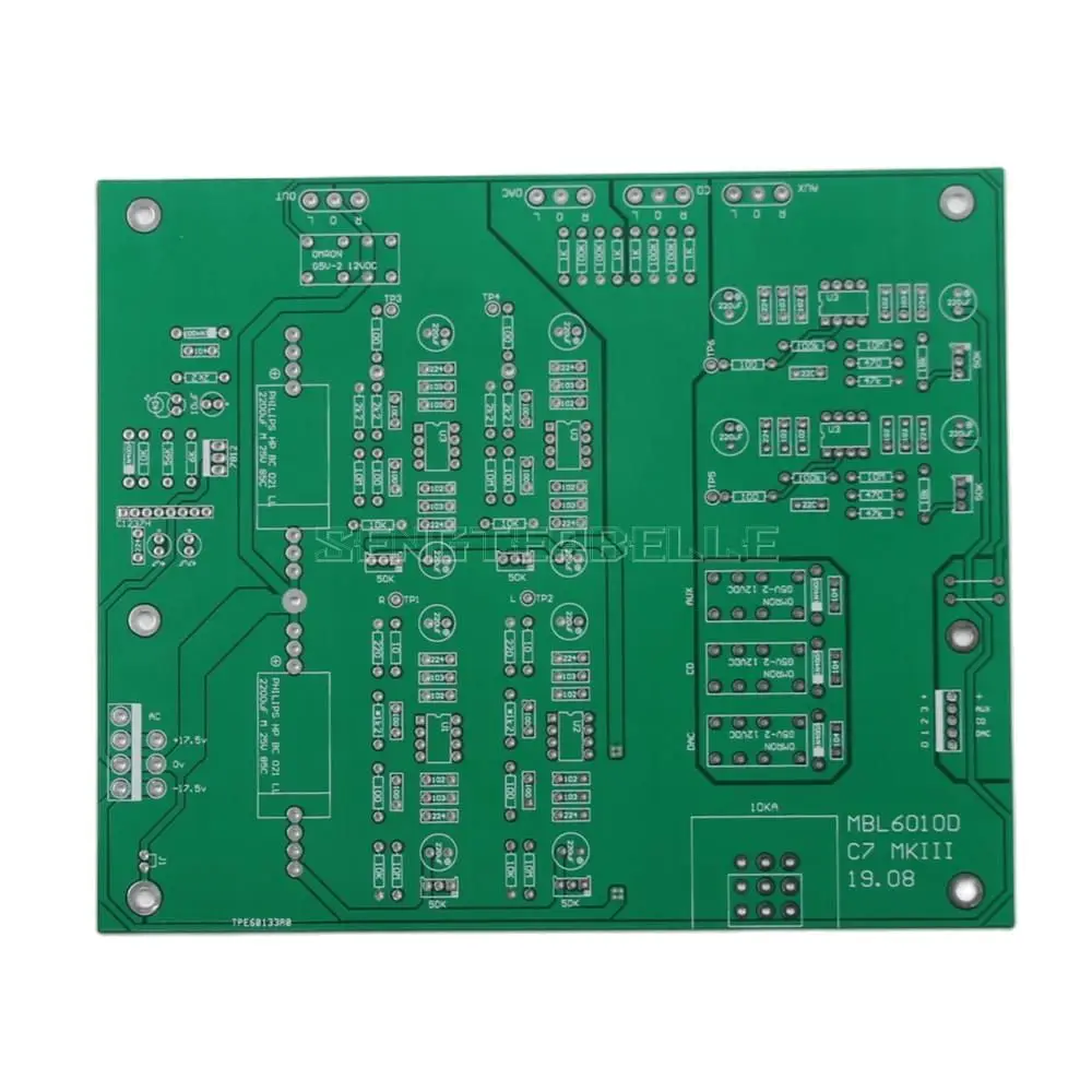 

Based On MBL6010D Preamplifier Board PCB HiFi Stereo With 3-Way Audio Source Switching Pre-Amp