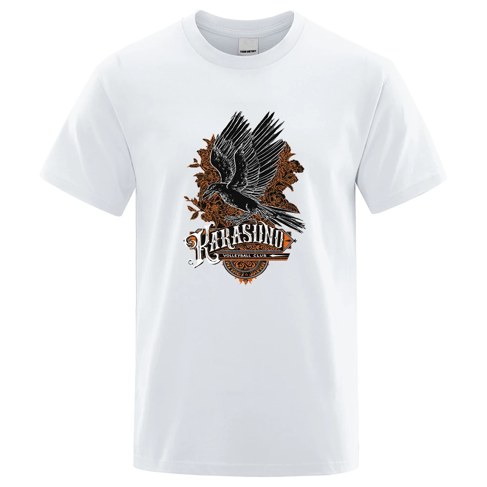 

Volleyball Club Print Man Tee Shirt New T Shirt Hip Hop Casual T-Shirt Harajuku Brand Man T Shirts