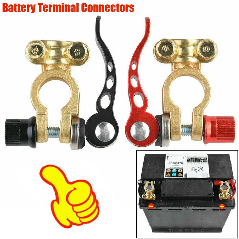 2 х Зажим для клеммы аккумулятора быстросъемный инструмент отключения латунный