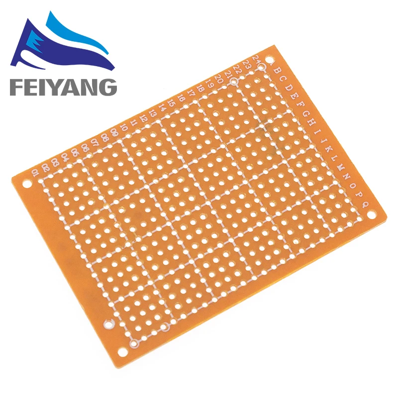 10 шт. 5*7 PCB 5x7 5 см 7 DIY Прототип бумаги универсальная плата желтая | Электронные