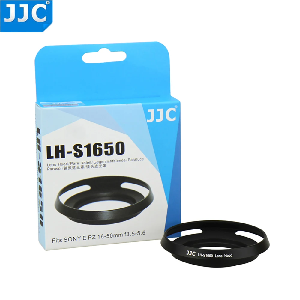Металлическая бленда JJC для объектива SONY E PZ 16 50 мм f3.5 5 6 OSS SELP1650/ NIKON 1 NIKKOR 10 f/2 8/SAMSUNG 20