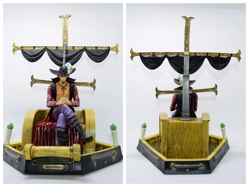 Аниме O.n.e.P.i.e.c.e. Mowan Hall GK King Hawkeye Dracule Mihawk положение сидя в коробке примерно 32 см |