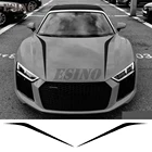 2 x Новый Стиль Авто DIY Стильные наклейки полосы кузова виниловые наклейки на капот Наклейки виниловые пленки
