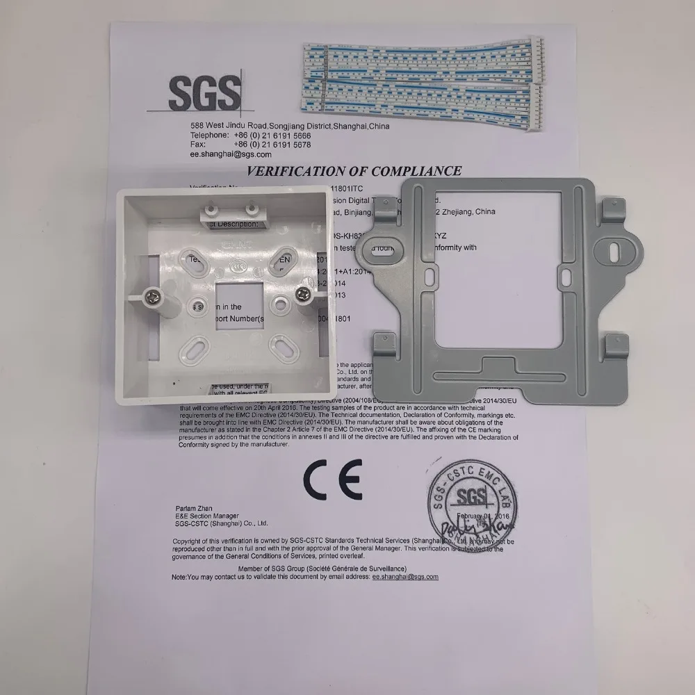 HIK многоязычный внутренний монитор DS-KH8301-WT телефонное приложение Hik-подключение