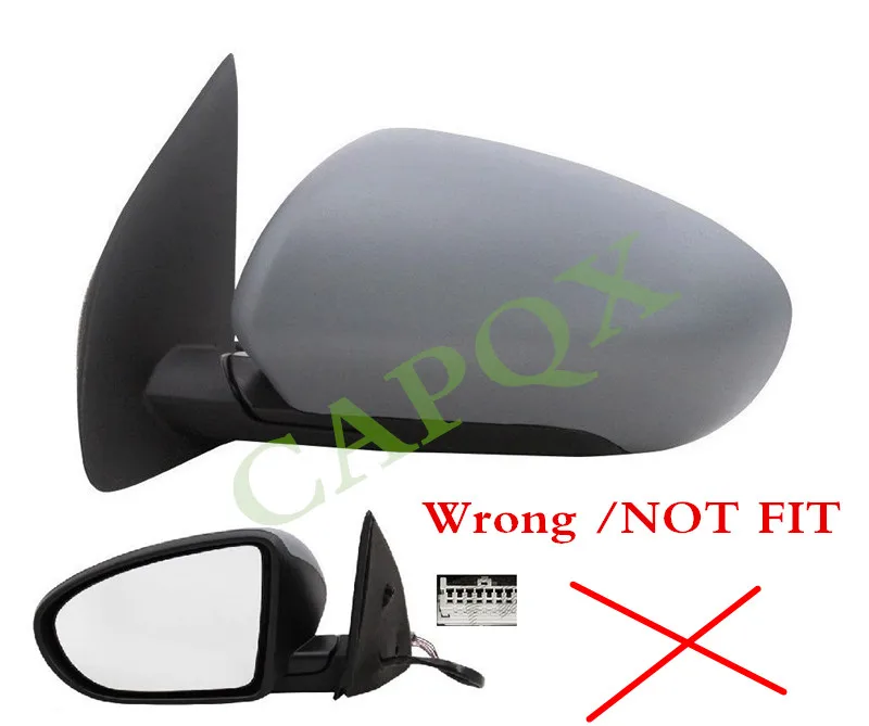 Зеркало заднего вида CAPQX с подогревом стекло для Nissan Qashqai 2008 2009 2010 2011 2012|view mirror|rear