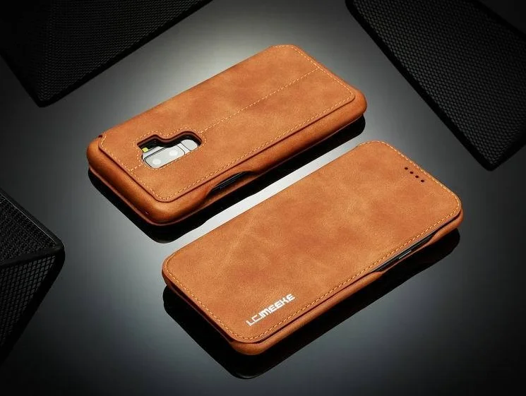 Кожаный чехол-книжка с бумажником для samsung Galaxy A20E A20 A30 A40 A50 A70 S7 край S8 S9 S10 5G S10E Plus Note 8 Note 9 Примечание 10 Pro