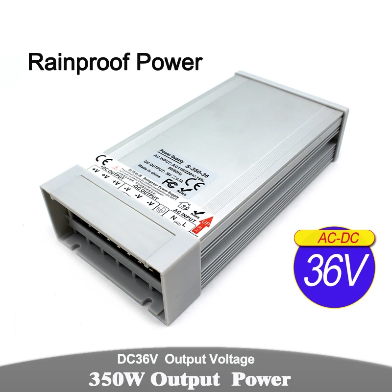 DC 12 В 24 в 36 48 5 300 Вт 350 непромокаемый светильник ing трансформаторы AC DC12V DC24V DC5V