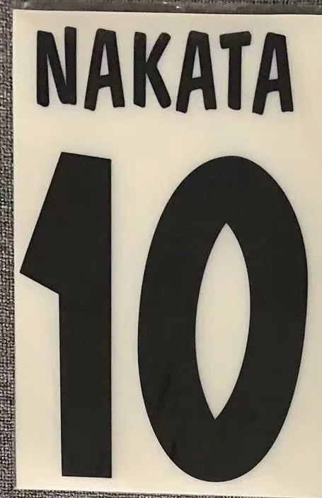 

Cannavaro Nakata Nameset Printing Custom Any Name Number Patches for Clothing Soccer Badge
