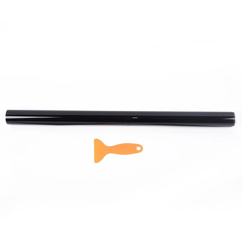 Пленка для окна лодки автомобиля УФ анти-выцветание Дома Офиса черное стекло VLT