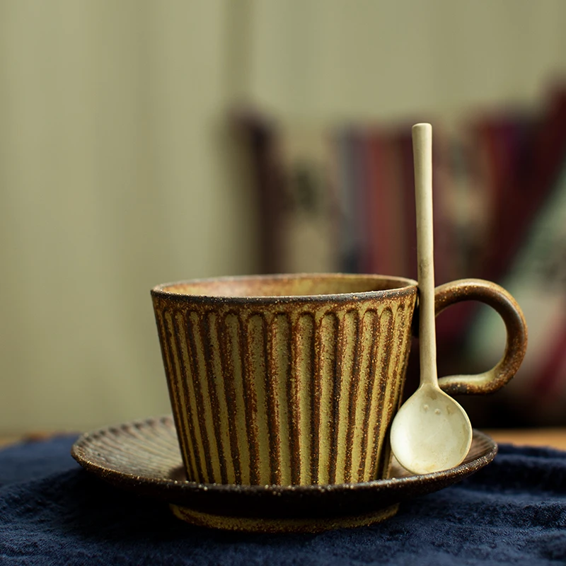 

Японский керамический чайный набор ручной работы кофейная чашка Европейский Зеленый Белый литературный кружка простая высококачественна...