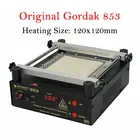 Оригинальная инфракрасная станция предварительного нагрева Gordak 853, бессвинцовый предварительный нагреватель для ремонта BGA, набор инструментов для ремонта печатных плат 220 В